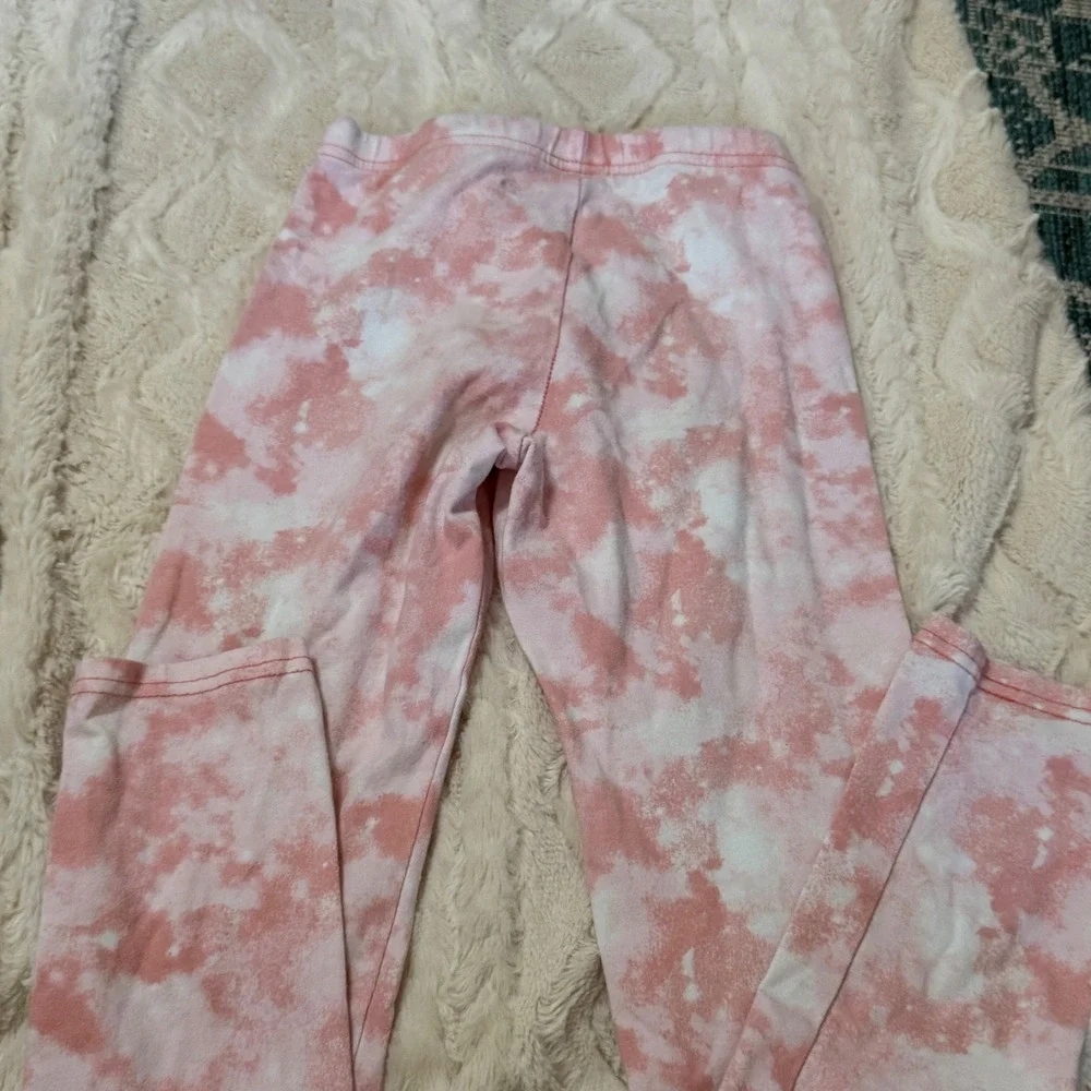 Kids Girls Jeans Leggings Bundle Tie Dye Purple Blue Size M-L School Lot Of 3‎